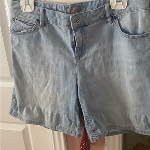 J. Jill Light Blue Jean Shorts